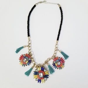 Rainbow necklace with tassels from Target